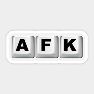 AFK Sticker